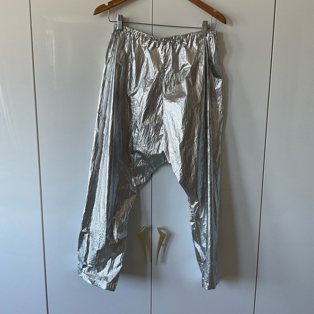 Pants sparkling silver